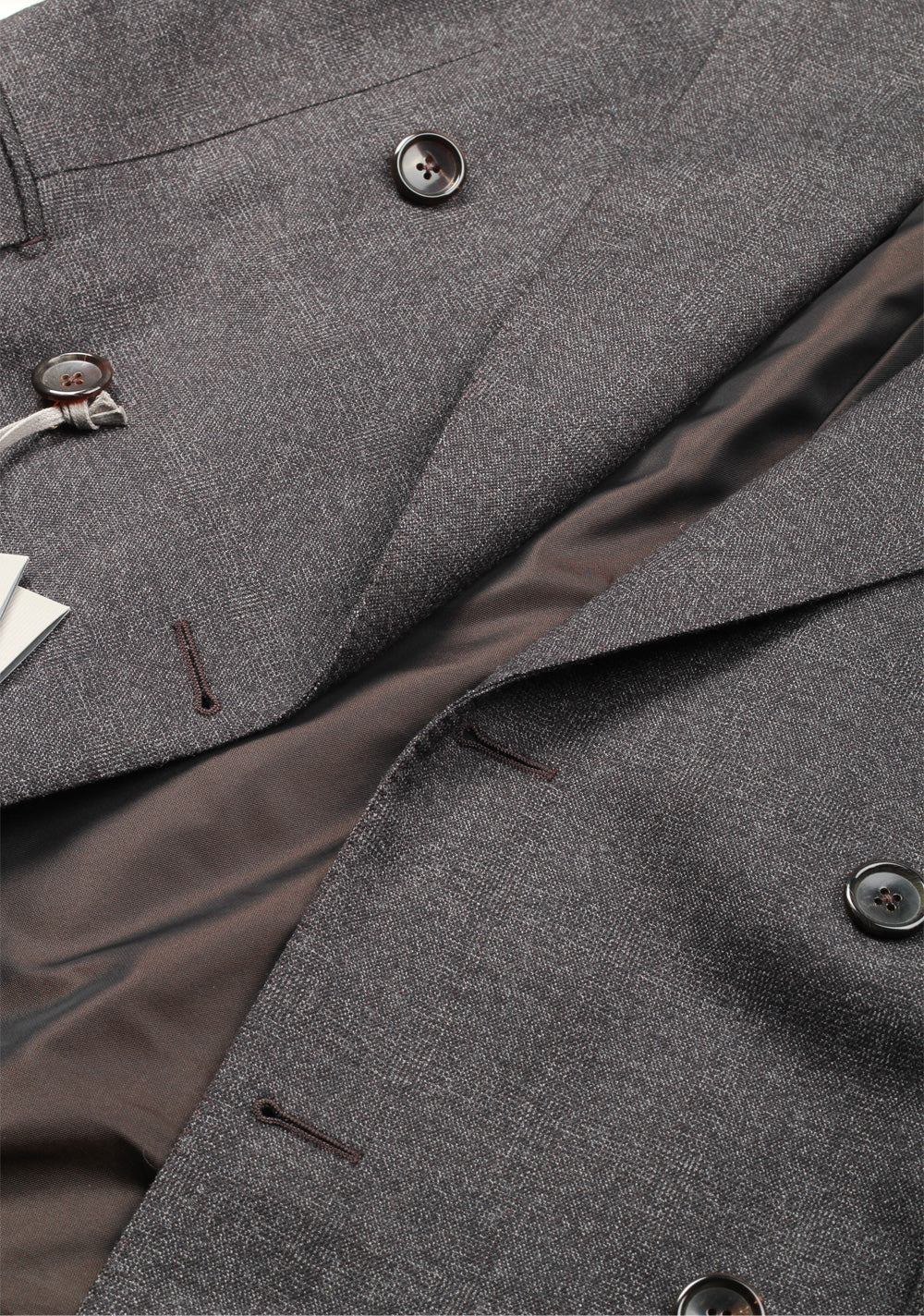 TOM FORD Shelton Double Breasted Gray Suit Size 48 / 38R U.S. In Wool