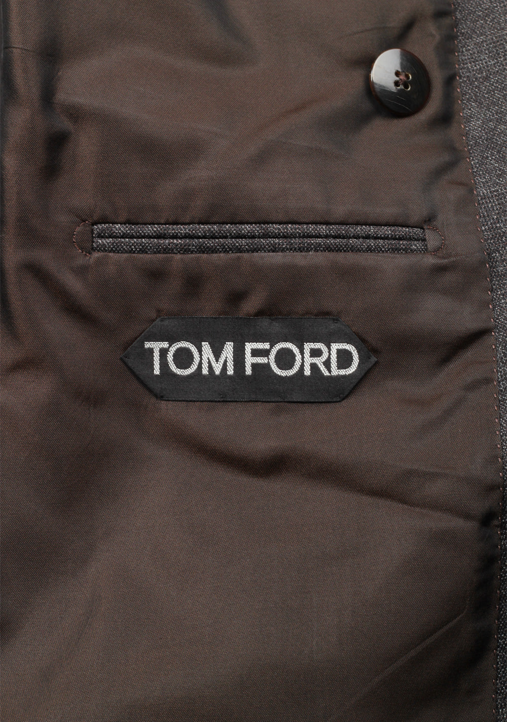 TOM FORD Shelton Double Breasted Gray Suit Size 48 / 38R U.S. In Wool