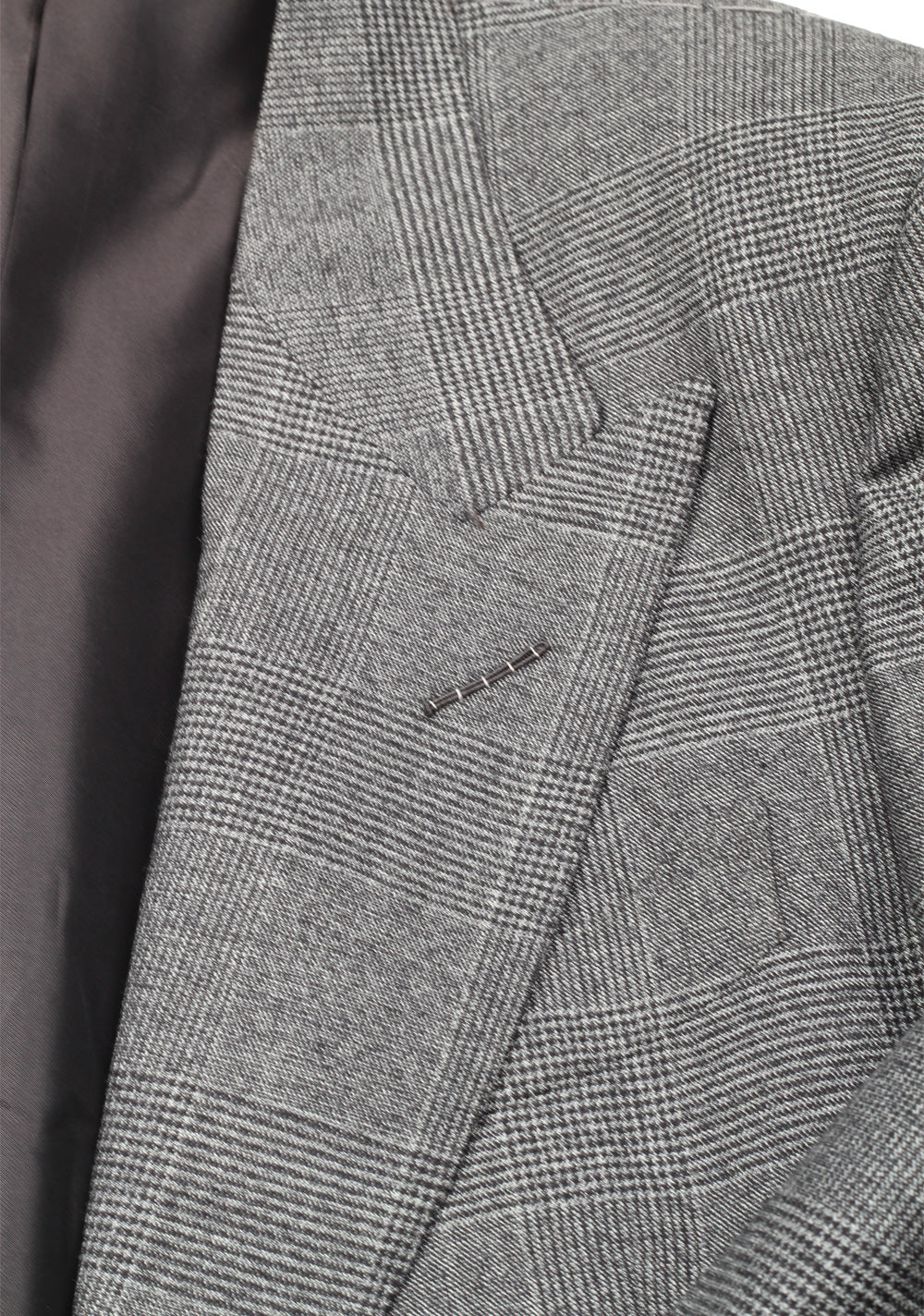 TOM FORD Shelton Checked Gray Suit Size 48 / 38R U.S. In Wool