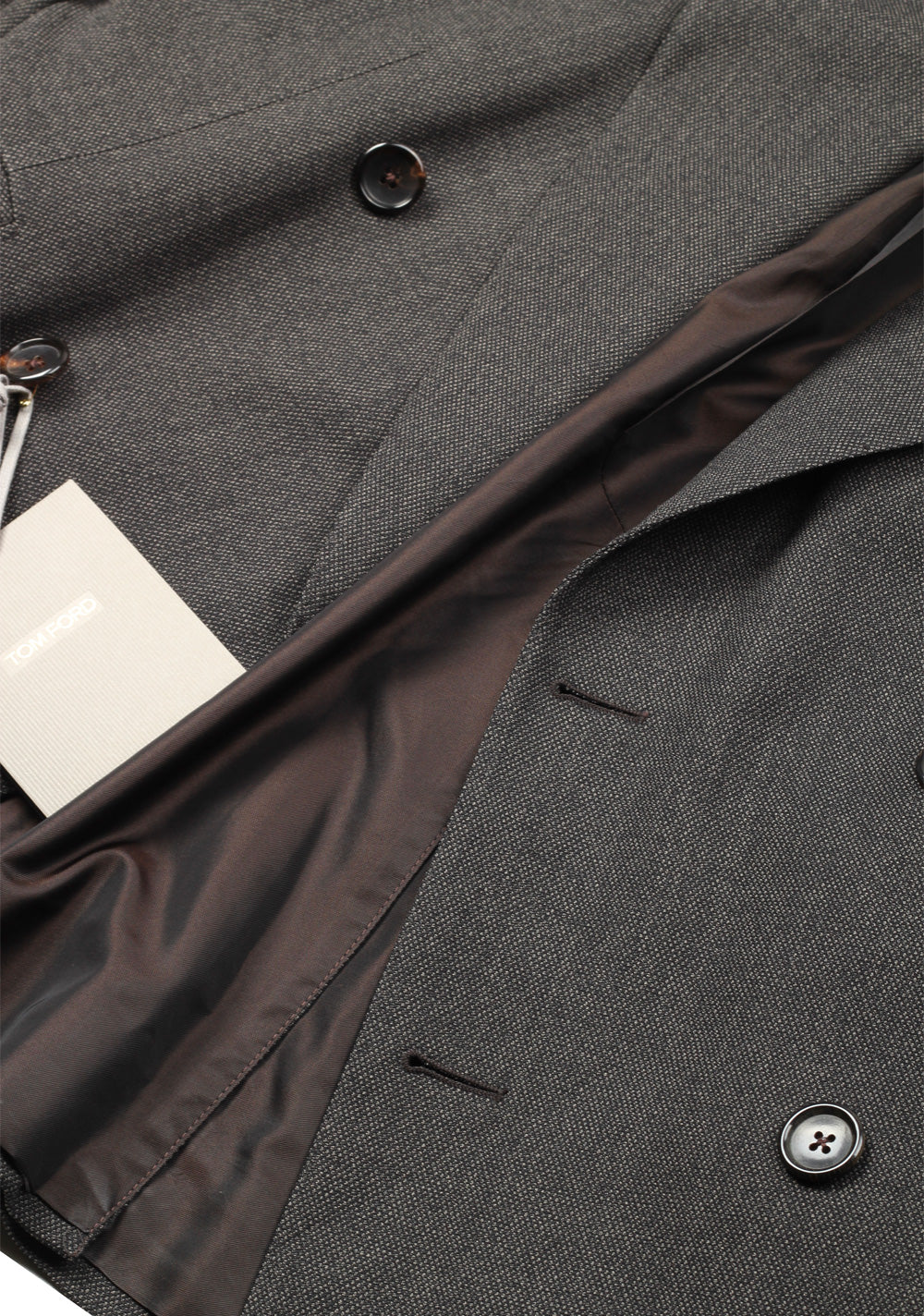 TOM FORD Shelton Gray Suit Size 48 / 38R U.S. In Wool