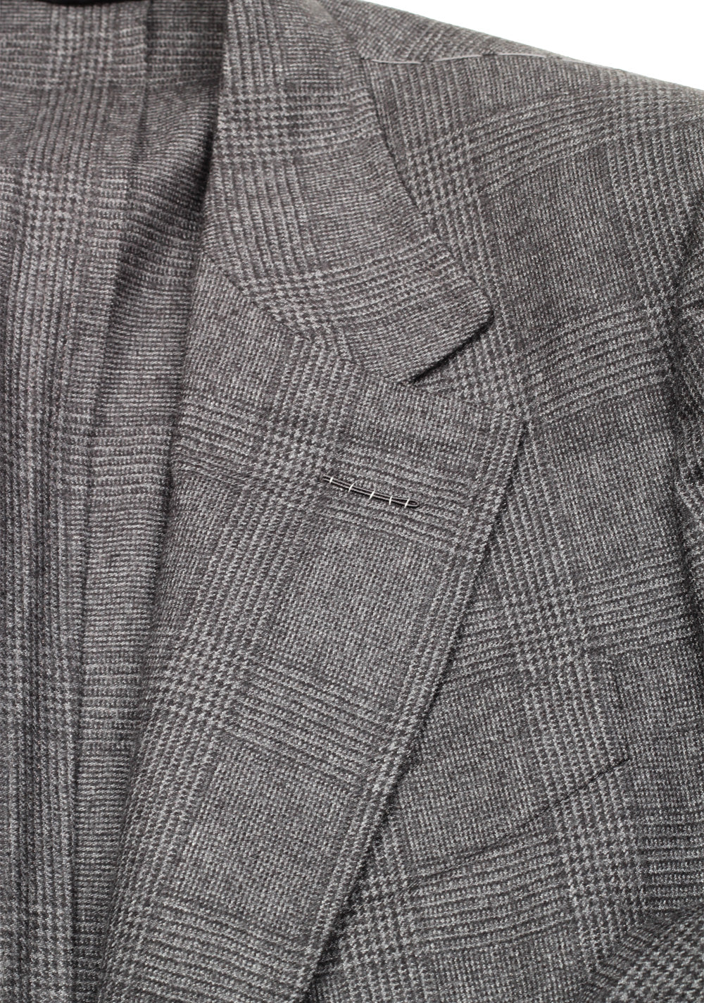 TOM FORD Shelton Checked Gray Sport Coat Size 48 / 38R U.S. In Wool