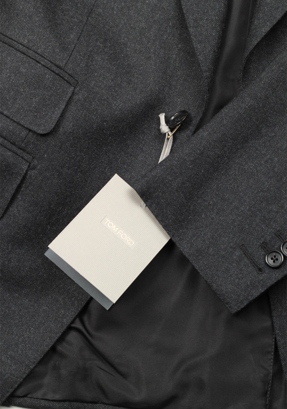 TOM FORD Shelton Gray Sport Coat Size 48 / 38R U.S. In Wool