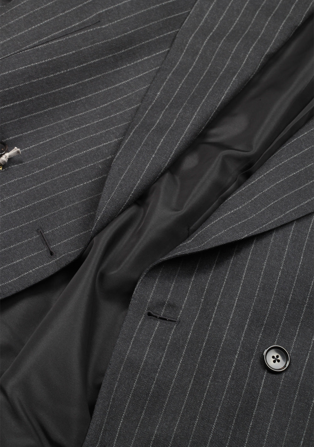 TOM FORD Shelton Double Breasted Striped Gray Sport Coat Size 48 / 38R U.S. In Wool