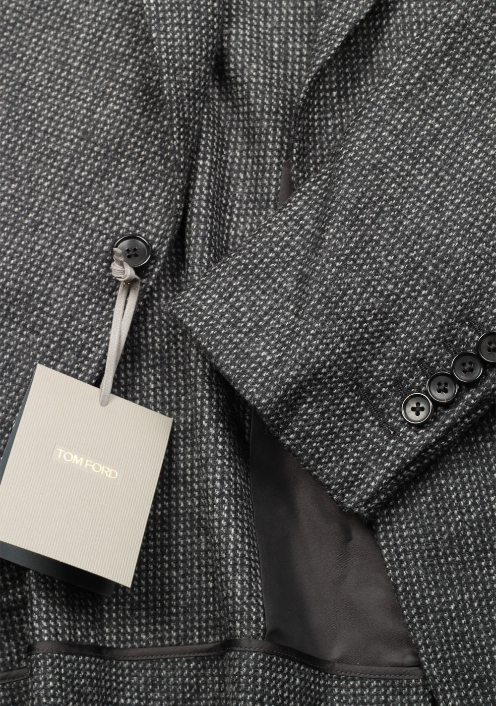 TOM FORD Shelton Gray Sport Coat Size 48 / 38R U.S. In Wool