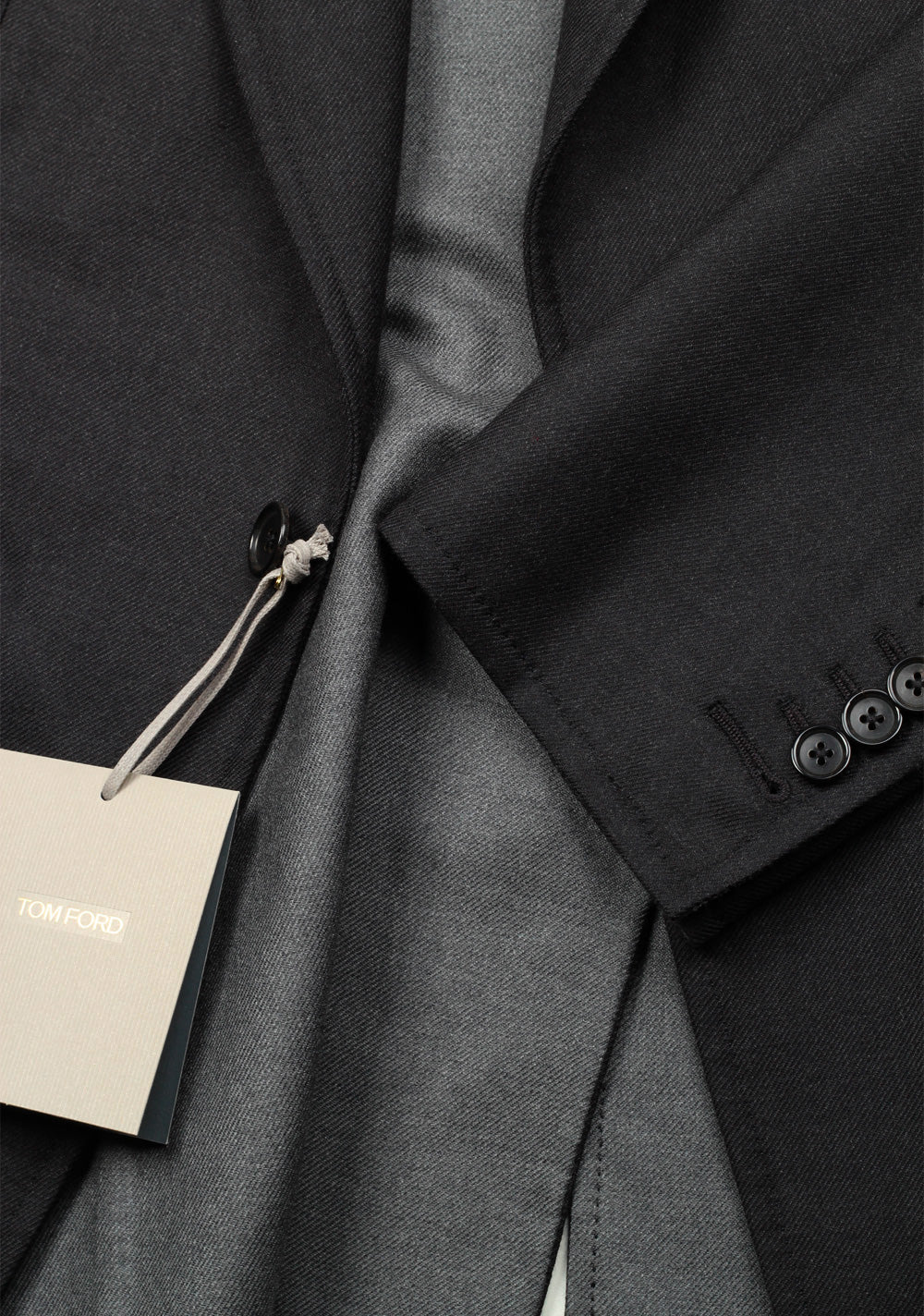 TOM FORD Shelton Gray Sport Coat Size 48 / 38R U.S. In Wool
