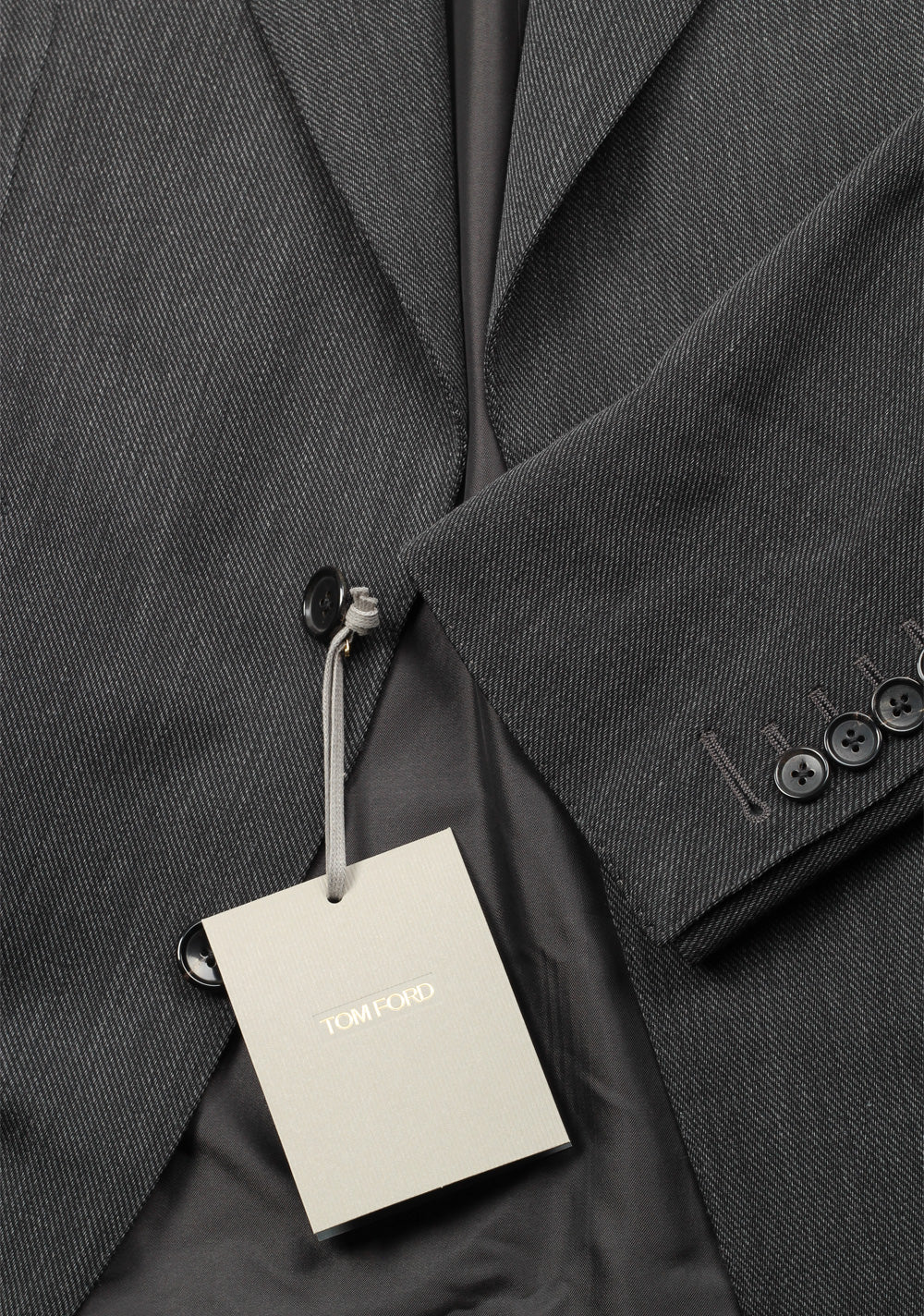TOM FORD Shelton Gray Sport Coat Size 48 / 38R U.S. In Wool