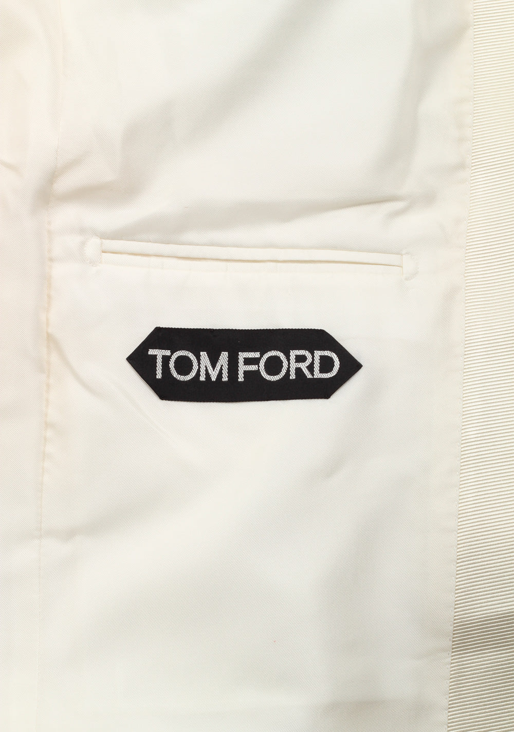 TOM FORD Windsor Shawl Collar Ivory Sport Coat Tuxedo Dinner Jacket Size 50 / 40R U.S. Fit A