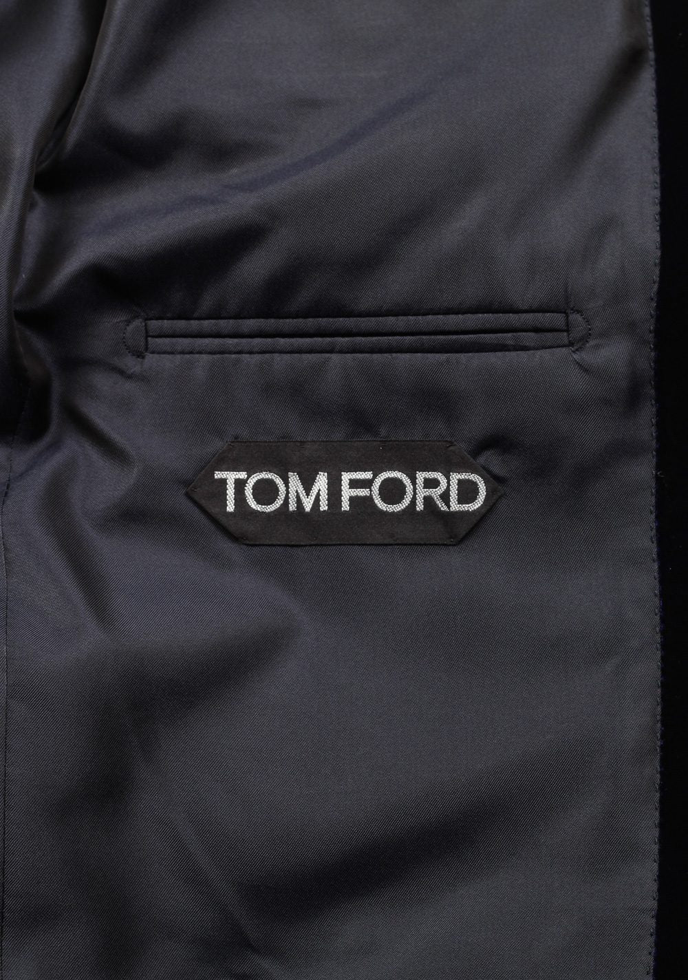 TOM FORD Shelton Blue Sport Coat Velvet Tuxedo Dinner Jacket Size 50 / 40R U.S.