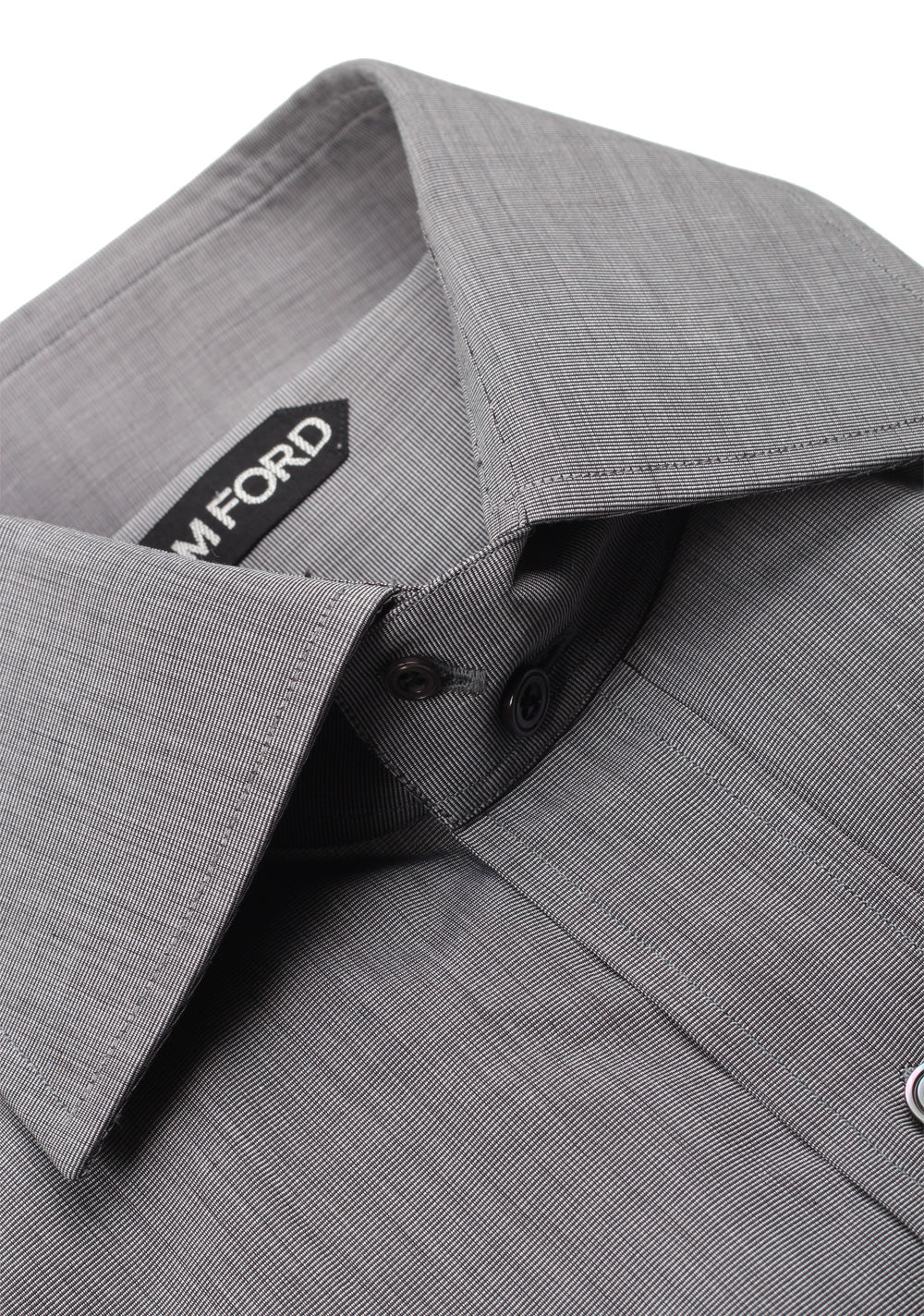 TOM FORD Gray Dress Shirt Size 40 / 15,75 U.S.