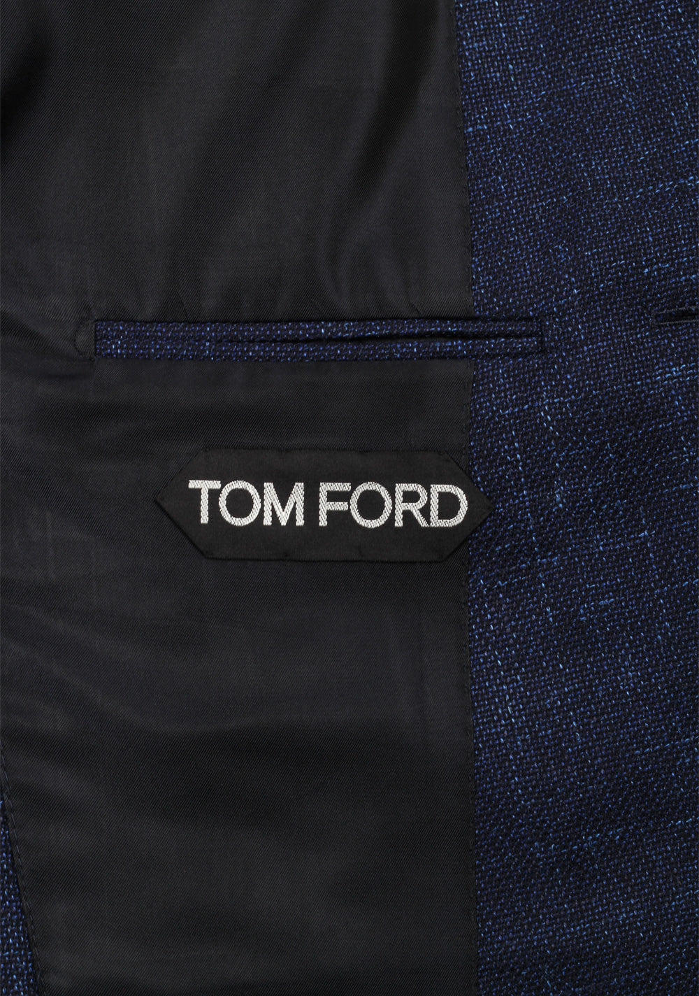 TOM FORD Shelton Blue Sport Coat Size 50 / 40R U.S. Wool Silk Linen