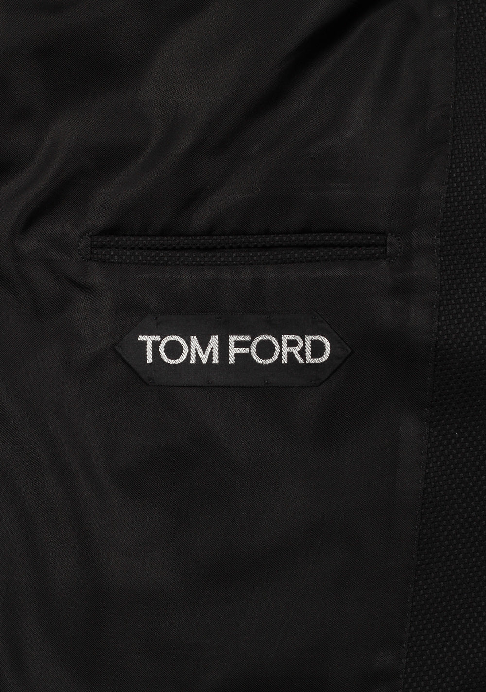 TOM FORD Shelton Black Sport Coat Size 56 / 46R U.S. In Wool Mohair