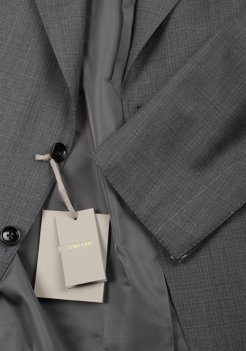 TOM FORD Shelton Gray Suit Size 50 / 40R U.S. In Wool