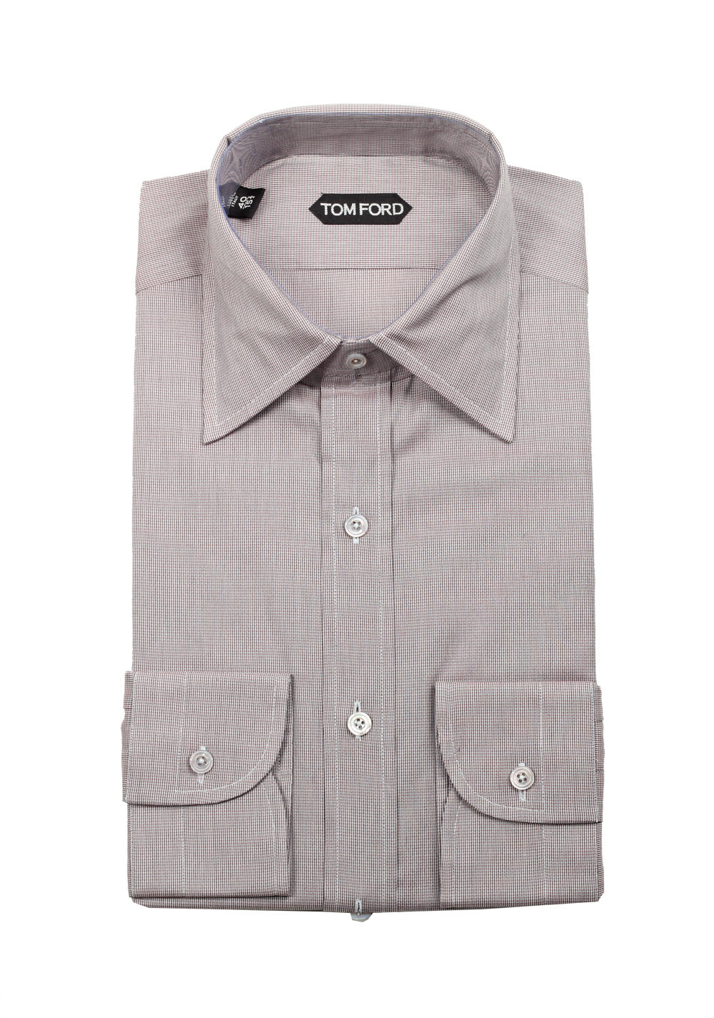 TOM FORD Gray Dress Shirt Size 40 / 15,75 U.S.