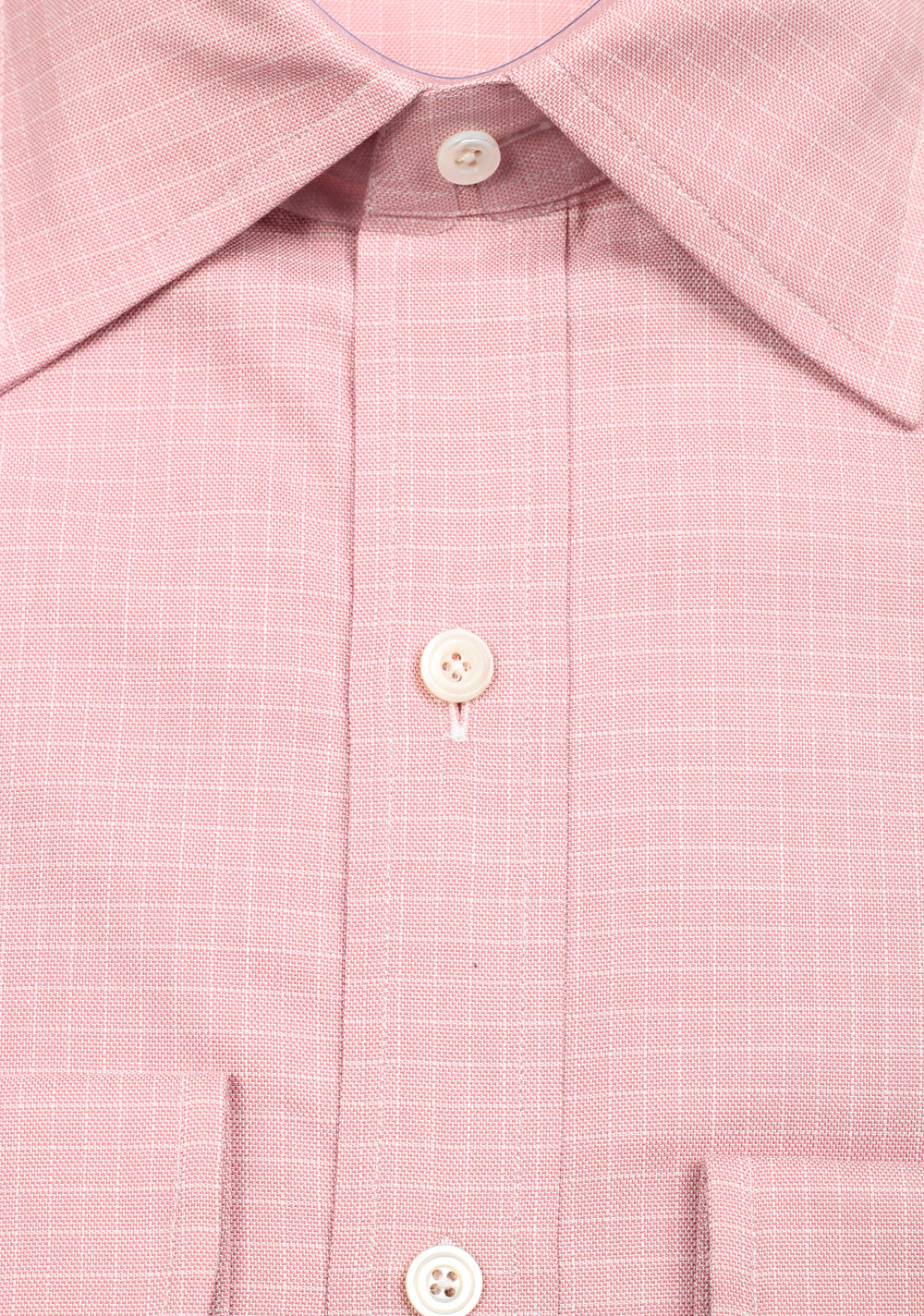 TOM FORD Checked White Pink Dress Shirt Size 40 / 15,75 U.S.