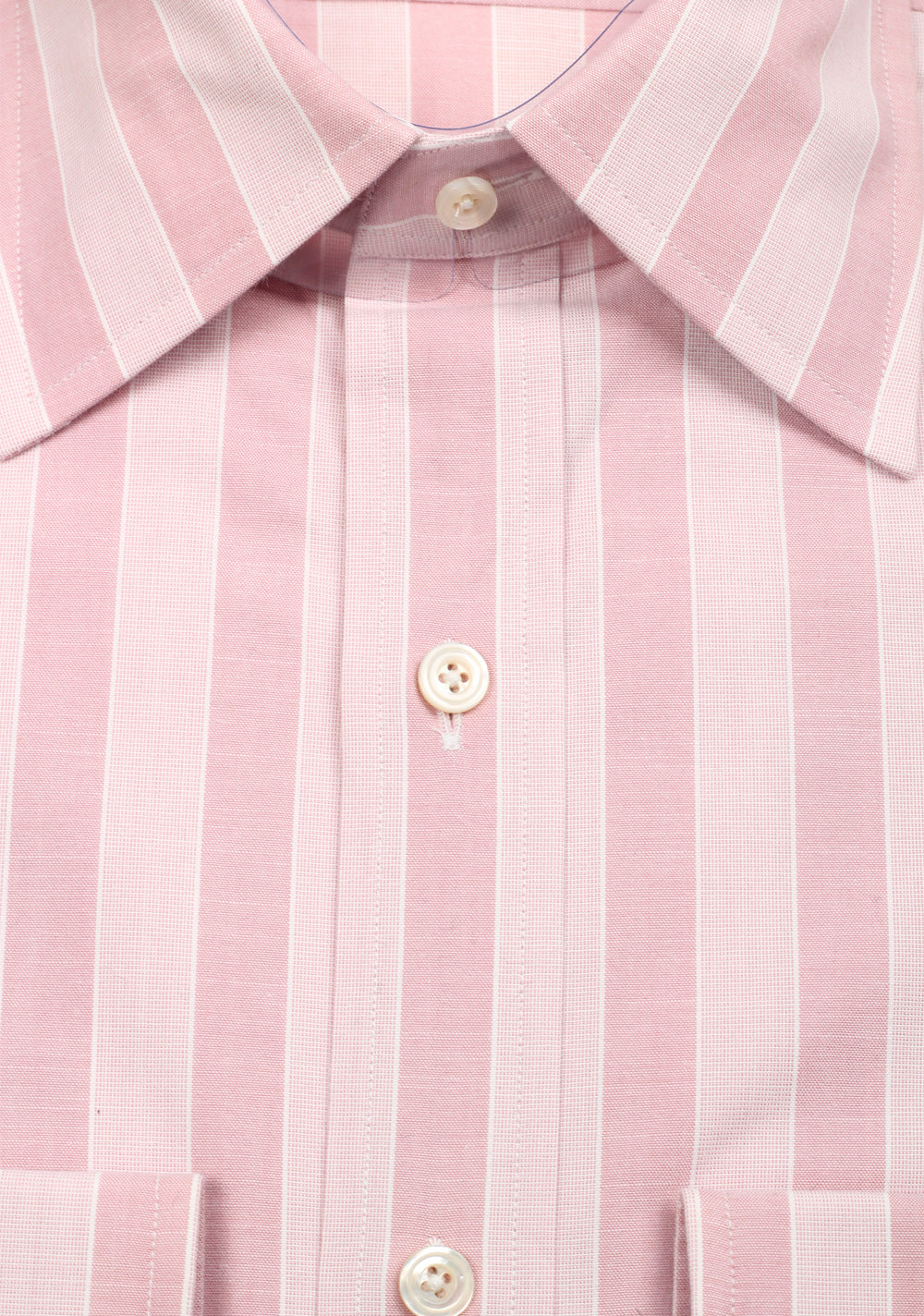 TOM FORD Striped Pink High Collar Dress Shirt Size 40 / 15,75 U.S.