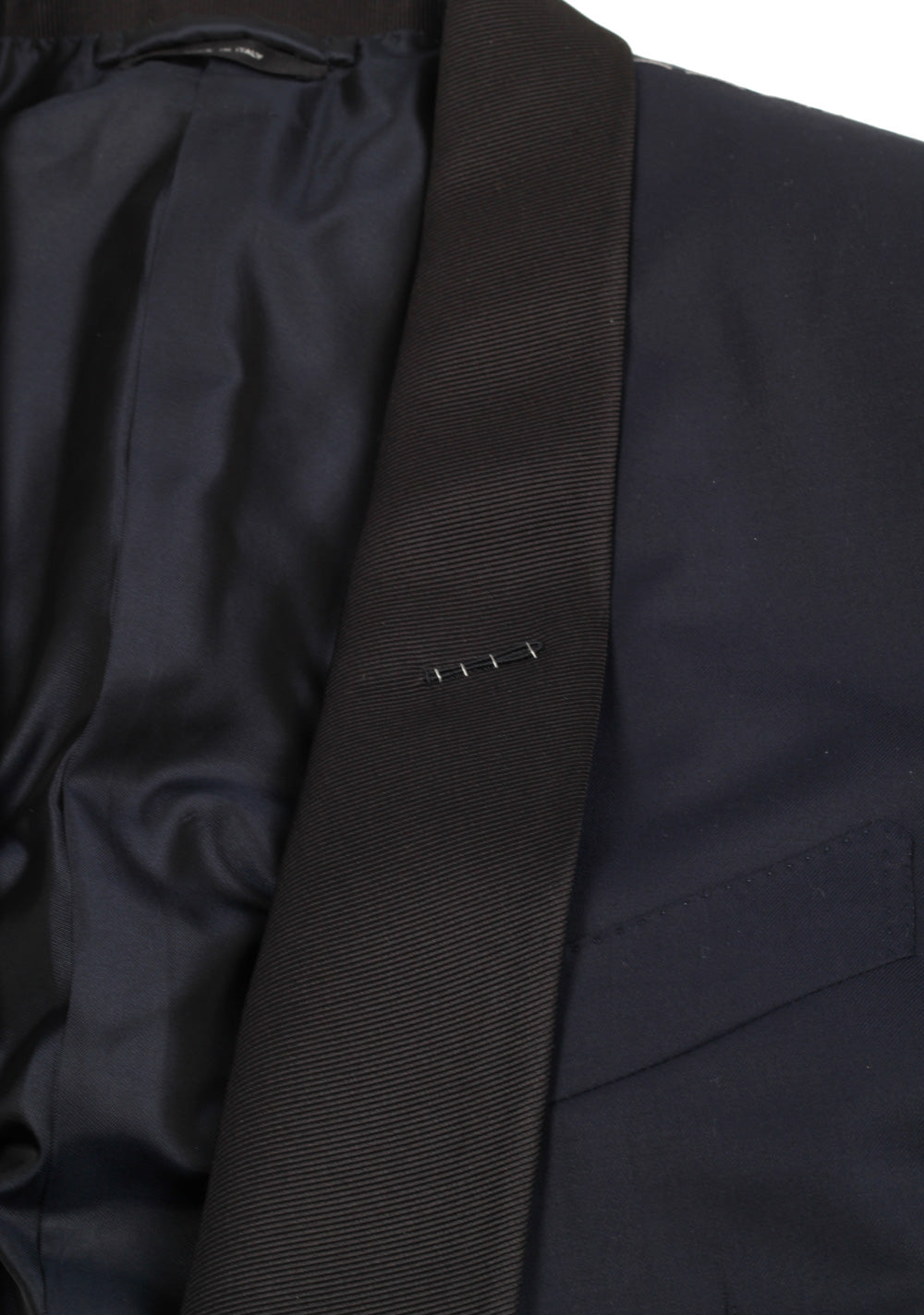 TOM FORD O'Connor Midnight Blue Tuxedo Suit Size 48 / 38R U.S. Shawl Collar Fit Y