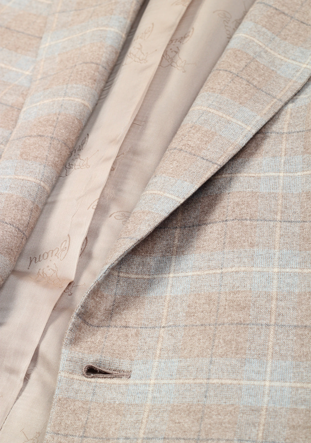 Brioni Gray Checked Colosseo Sport Coat Size 50 / 40R U.S. In Silk Cashmere
