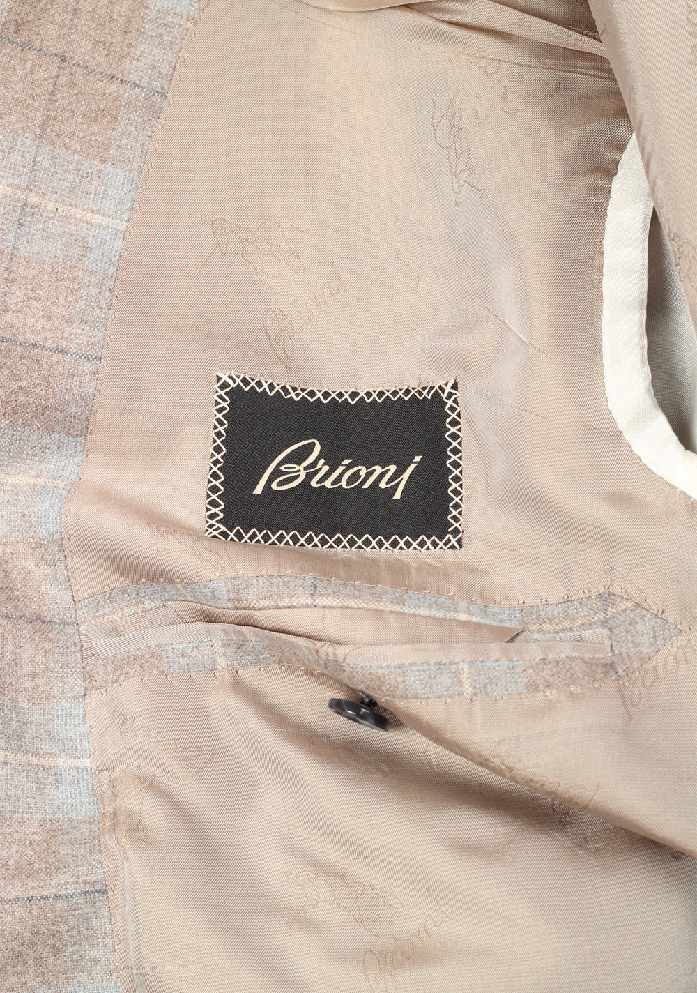Brioni Gray Checked Colosseo Sport Coat Size 50 / 40R U.S. In Silk Cashmere