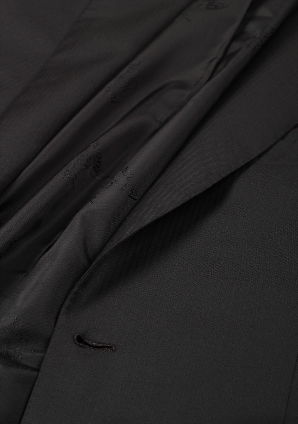 Brioni Colosseo Charcoal Suit Size 50 / 40R U.S. In Wool Super 150s