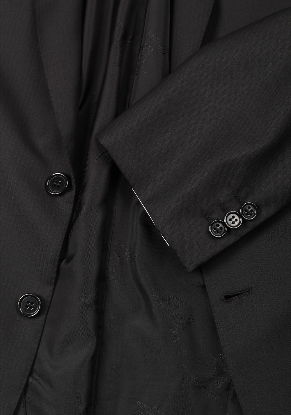 Brioni Colosseo Charcoal Suit Size 50 / 40R U.S. In Wool Super 150s