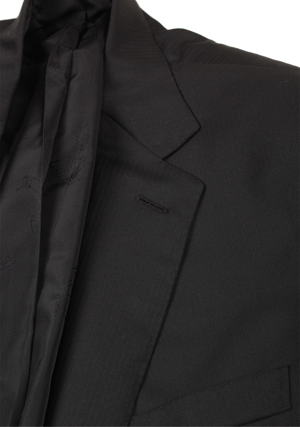 Brioni Colosseo Charcoal Suit Size 50 / 40R U.S. In Wool Super 150s