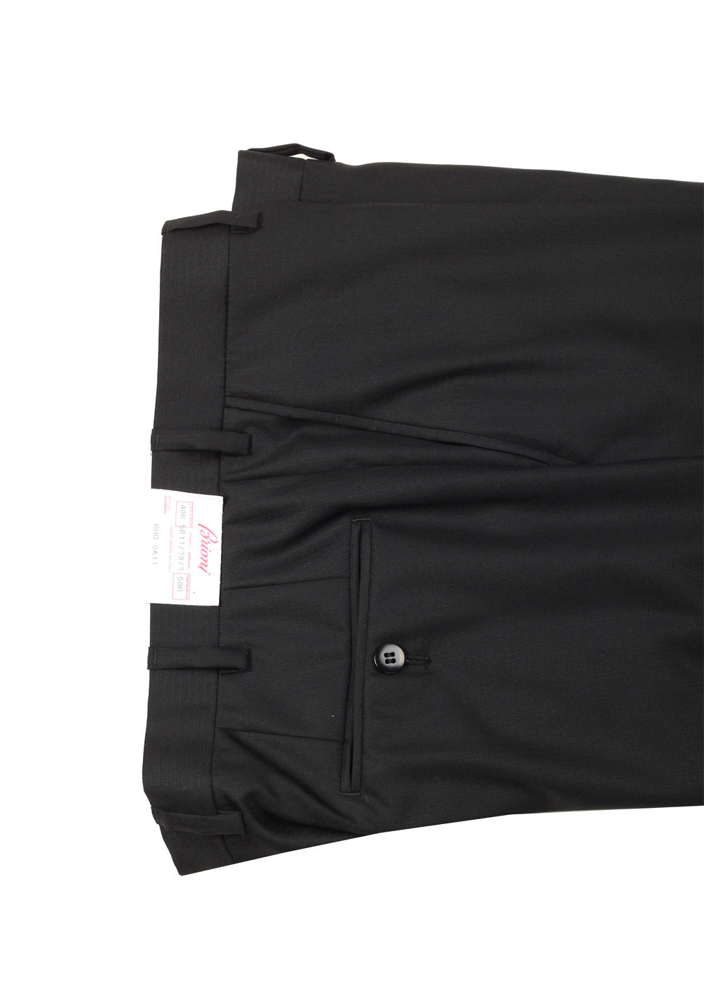 Brioni Colosseo Charcoal Suit Size 50 / 40R U.S. In Wool Super 150s