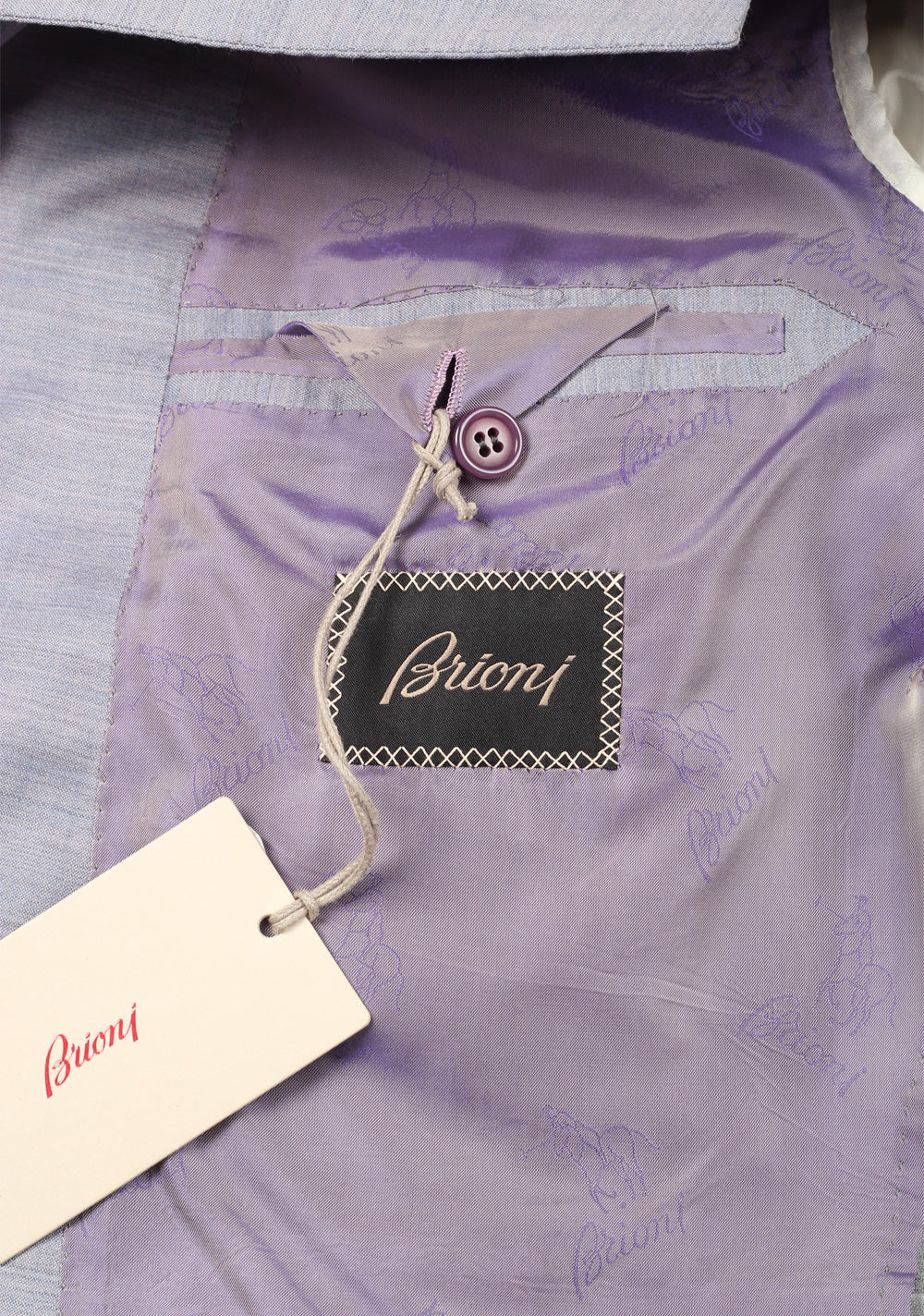 Brioni Brunico Blue Sport Coat Size 54 / 44R U.S. In Cashmere Silk