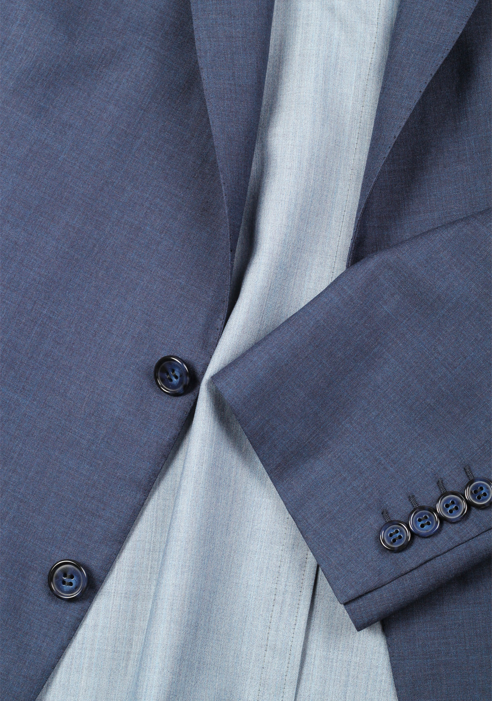 Brioni Brunico Blue Sport Coat Size 56 / 46R U.S. In Wool Silk