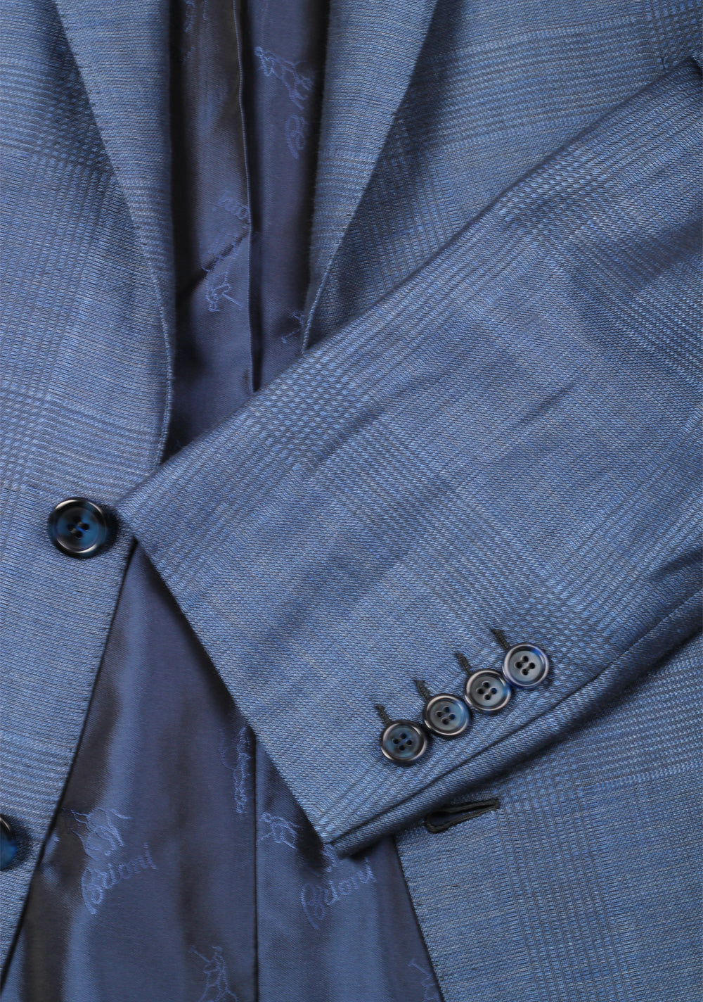 Brioni Blue Colosseo Sport Coat Size 50 / 40R U.S. In Silk Cashmere