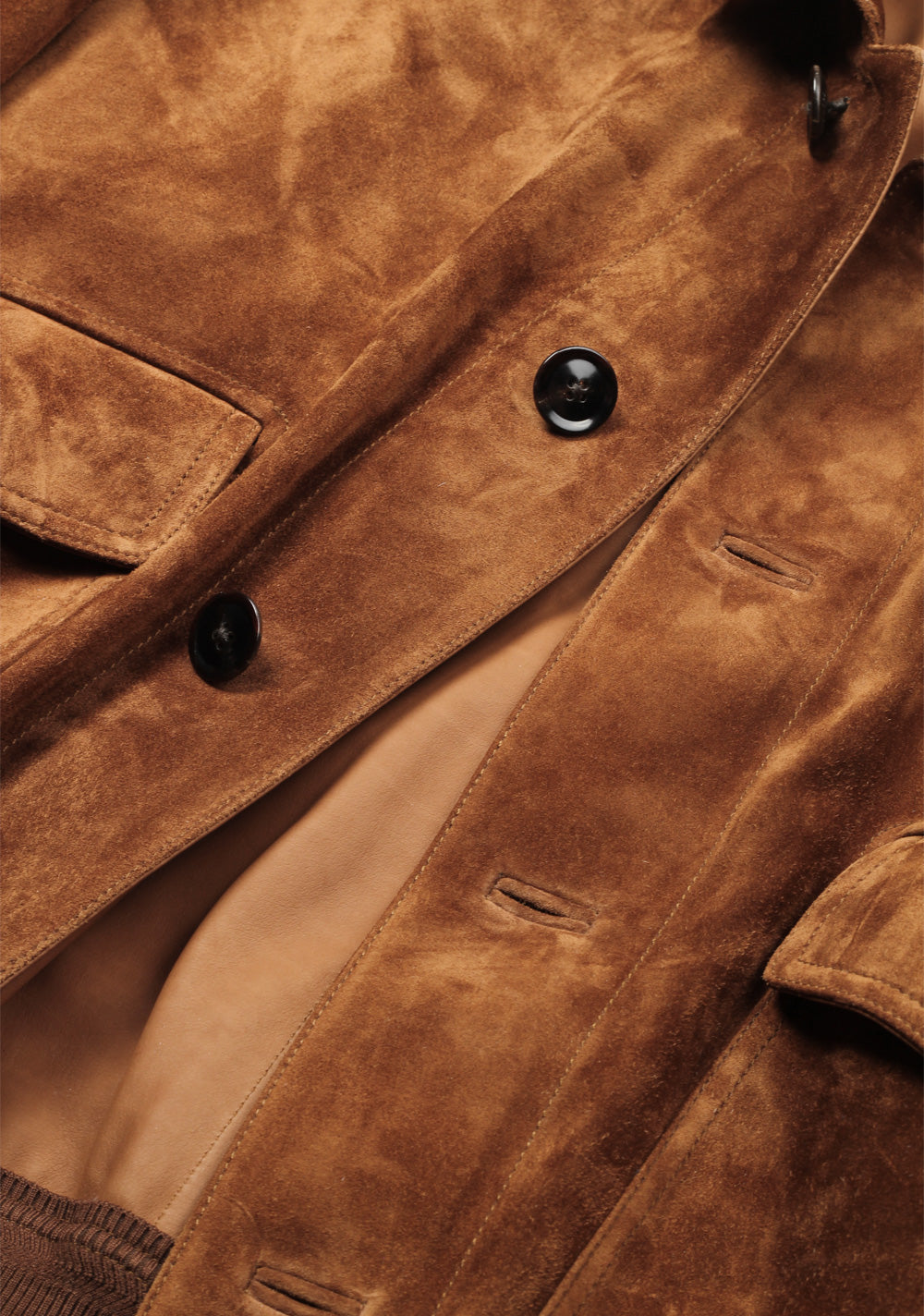 TOM FORD Lambskin Leather Suede Jacket Coat Size 54 / 44R U.S. Outerwear