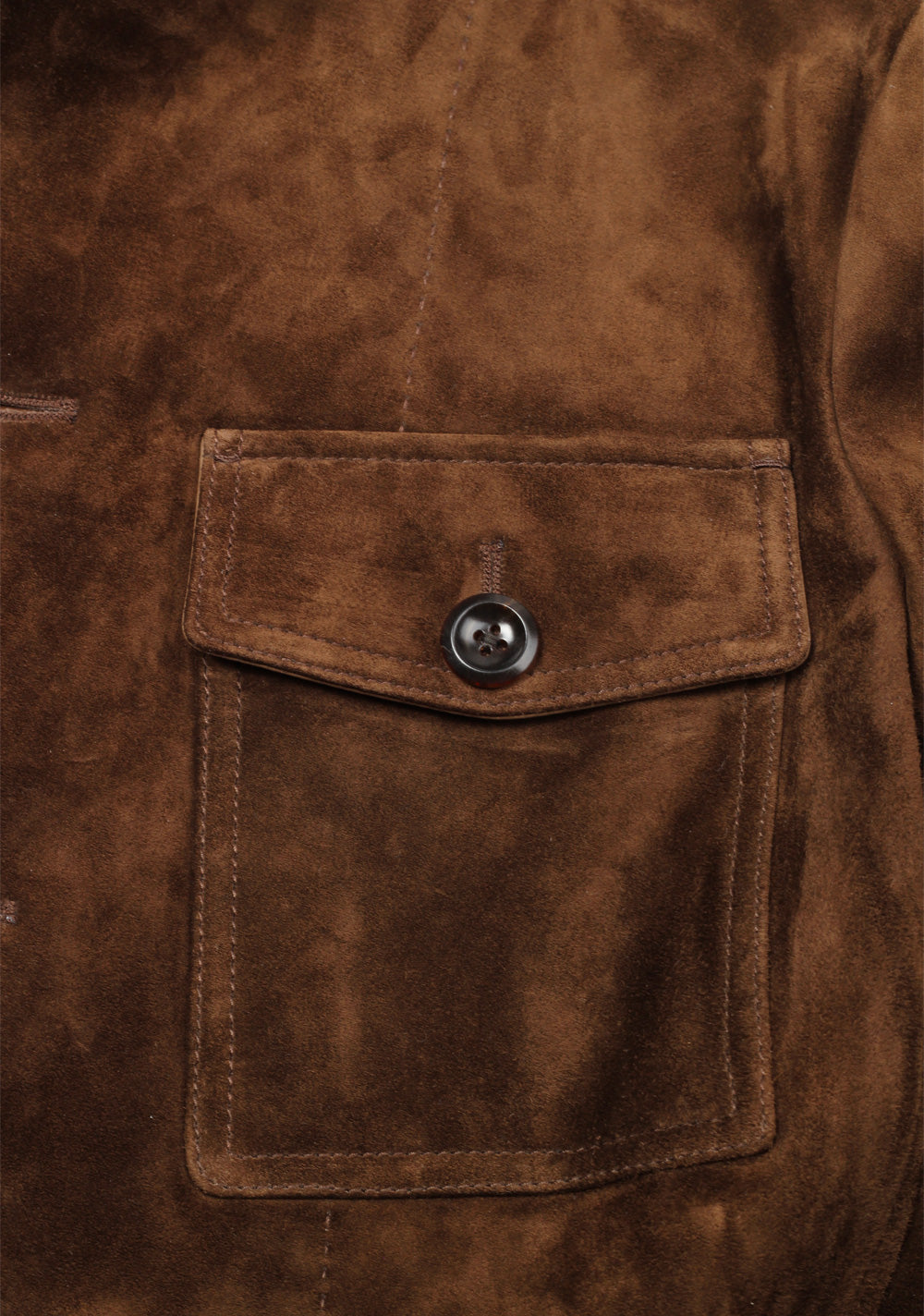 TOM FORD Military Leather Suede Jacket Coat Size 50 / 40R U.S. Outerwear