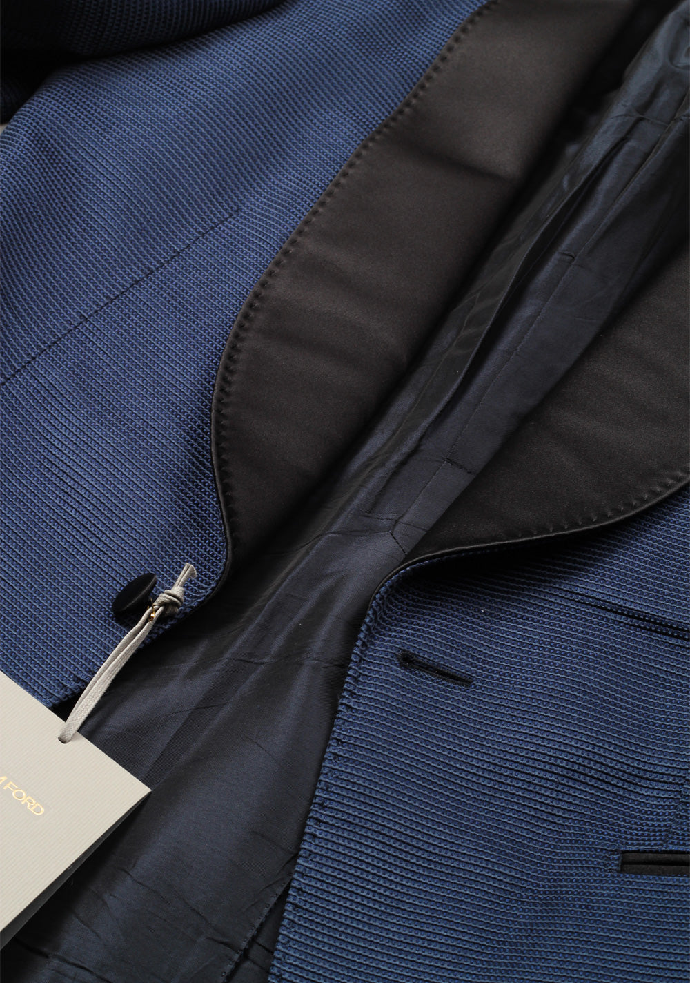 TOM FORD Shelton Blue Tuxedo Dinner Jacket Size 46 / 36R U.S.
