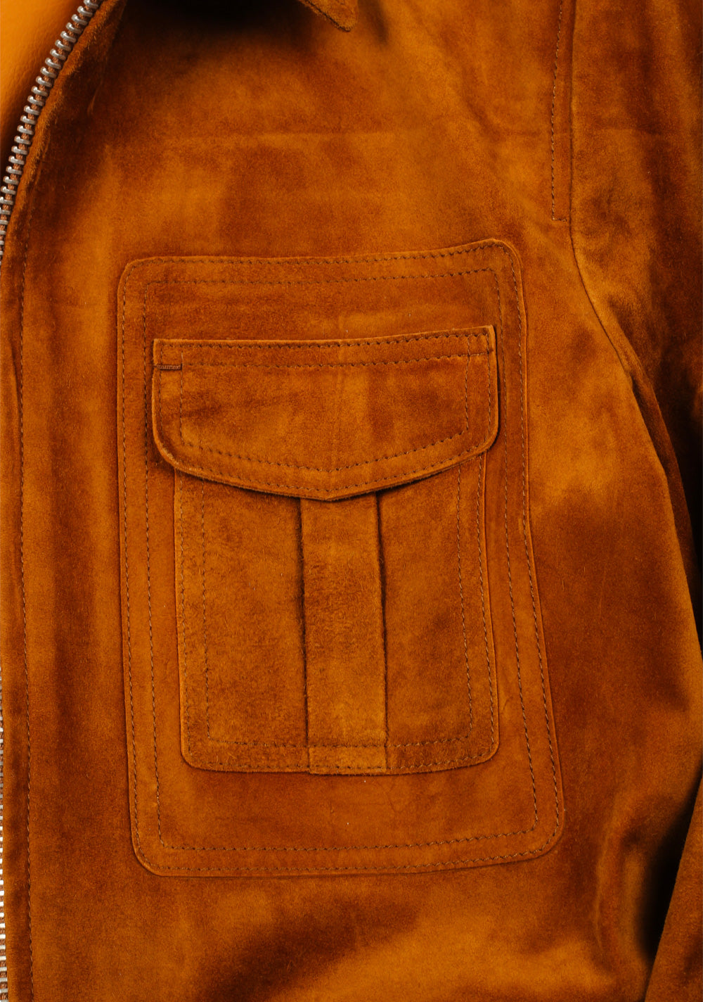 TOM FORD Military Leather Suede Jacket Coat Size 48 / 38R U.S. Outerwear