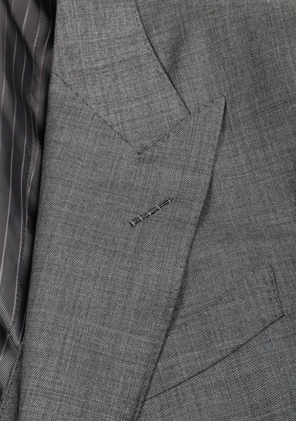 TOM FORD Windsor Gray Sharkskin 3 Piece Suit In Wool Fit A