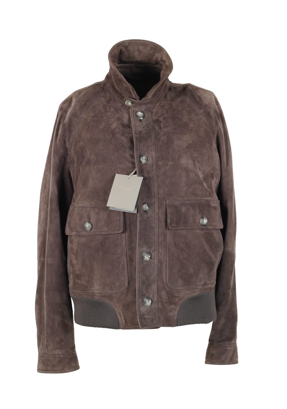 TOM FORD Lambskin Leather Suede Jacket Coat Size 54 / 44R U.S. Outerwear