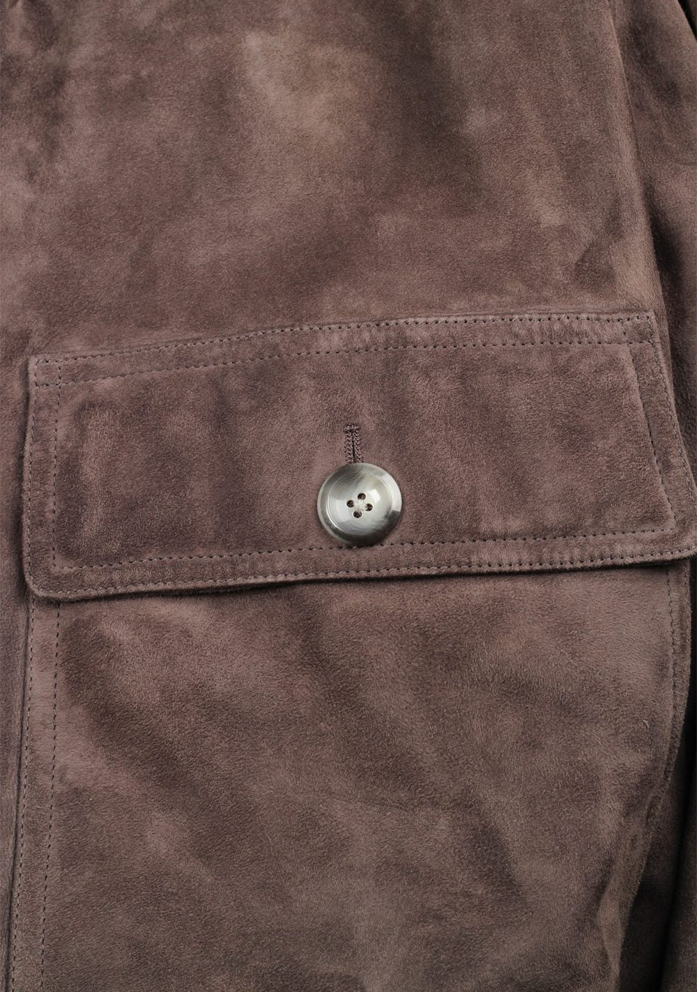 TOM FORD Lambskin Leather Suede Jacket Coat Size 54 / 44R U.S. Outerwear