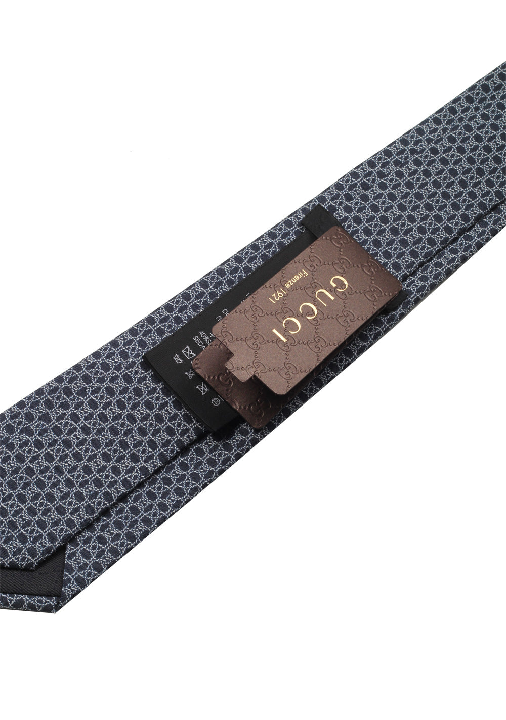 Gucci Blue Patterned Tie