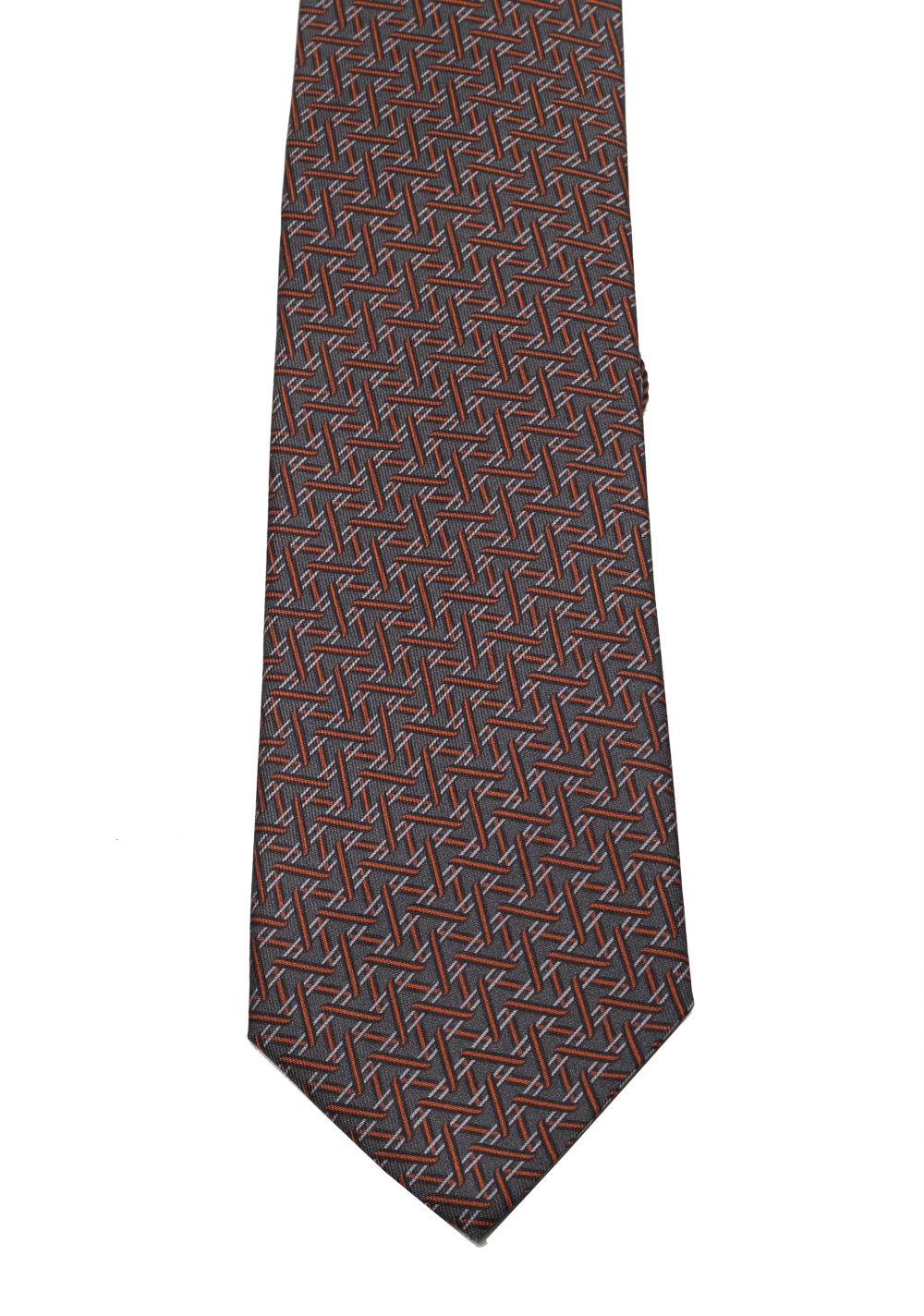 Gucci Gray Patterned Tie