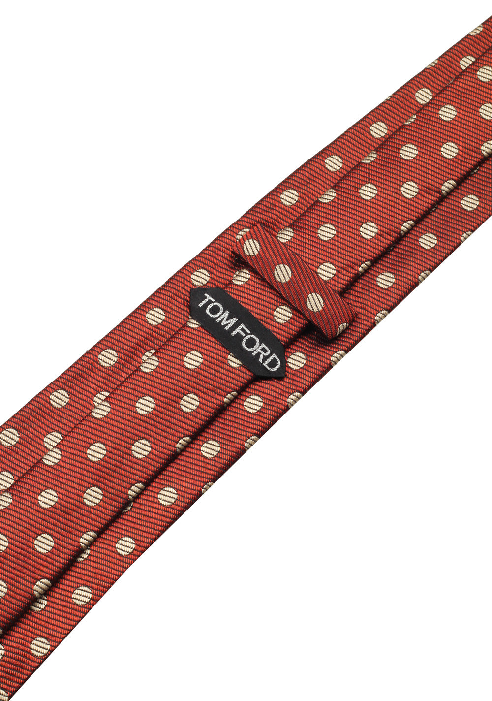 TOM FORD Patterned Brown Tie In Silk