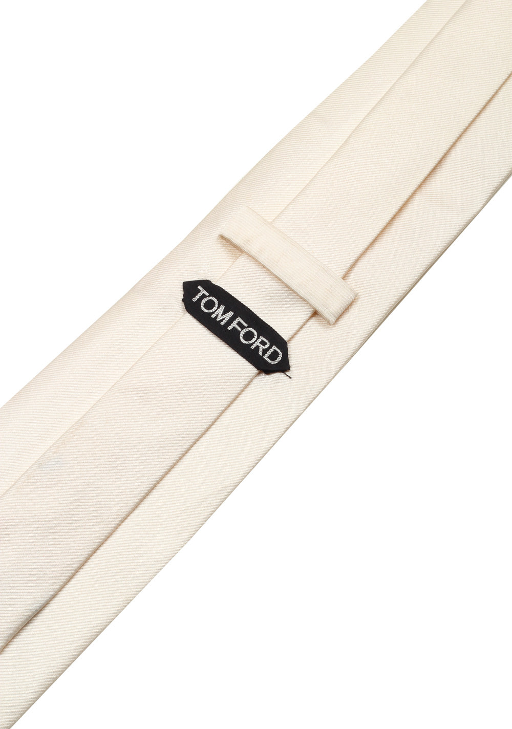 TOM FORD Patterned Champagne Tie In Silk