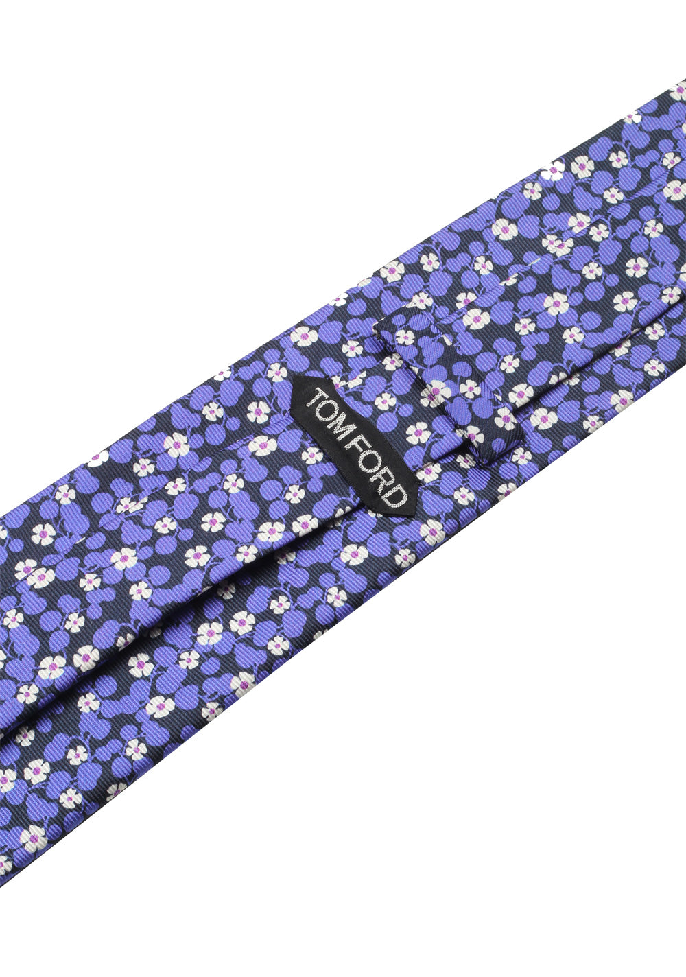 TOM FORD Patterned Blue Tie In Silk