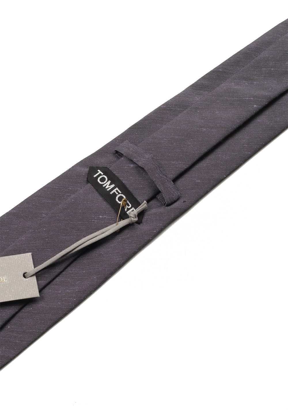 TOM FORD Solid Purple Tie In Silk