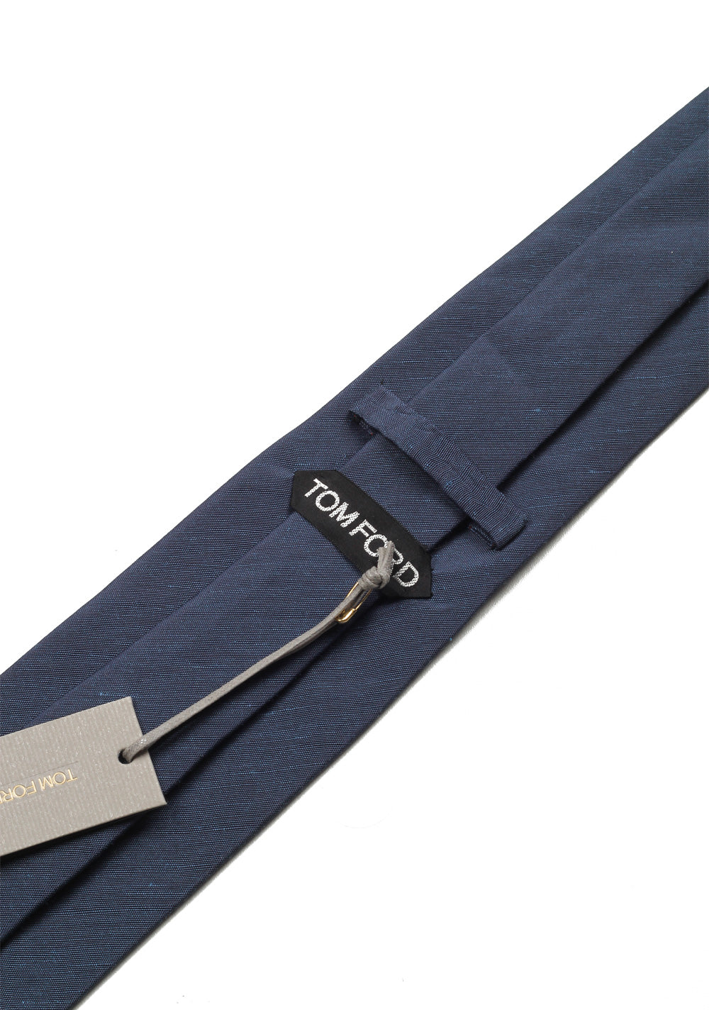 TOM FORD Solid Blue Tie In Silk