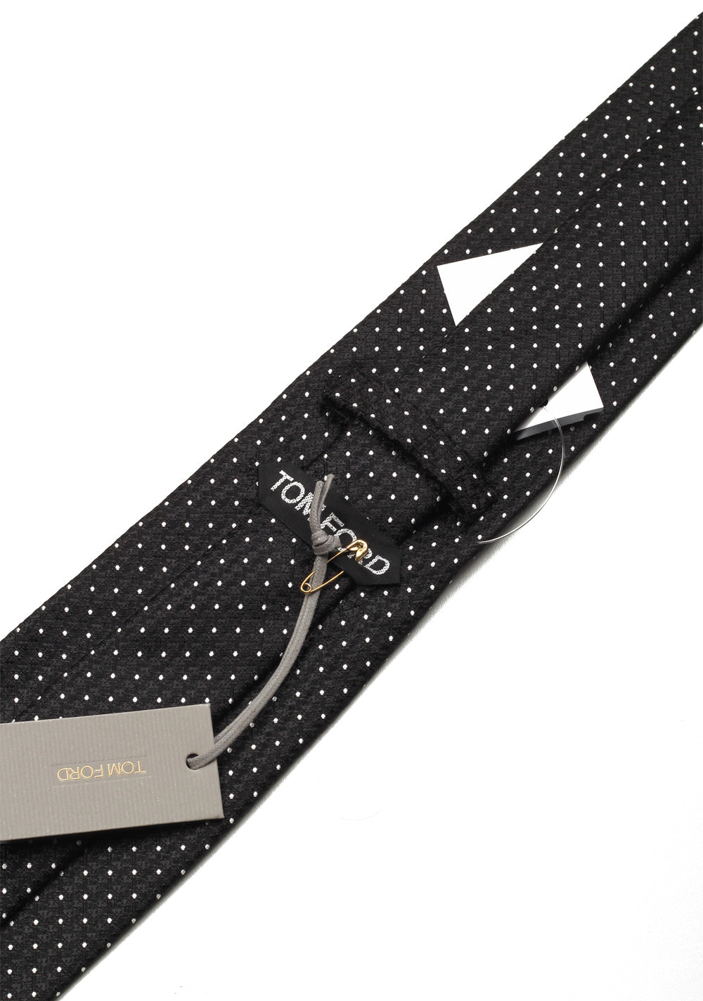 TOM FORD Patterned Black Tie In Silk