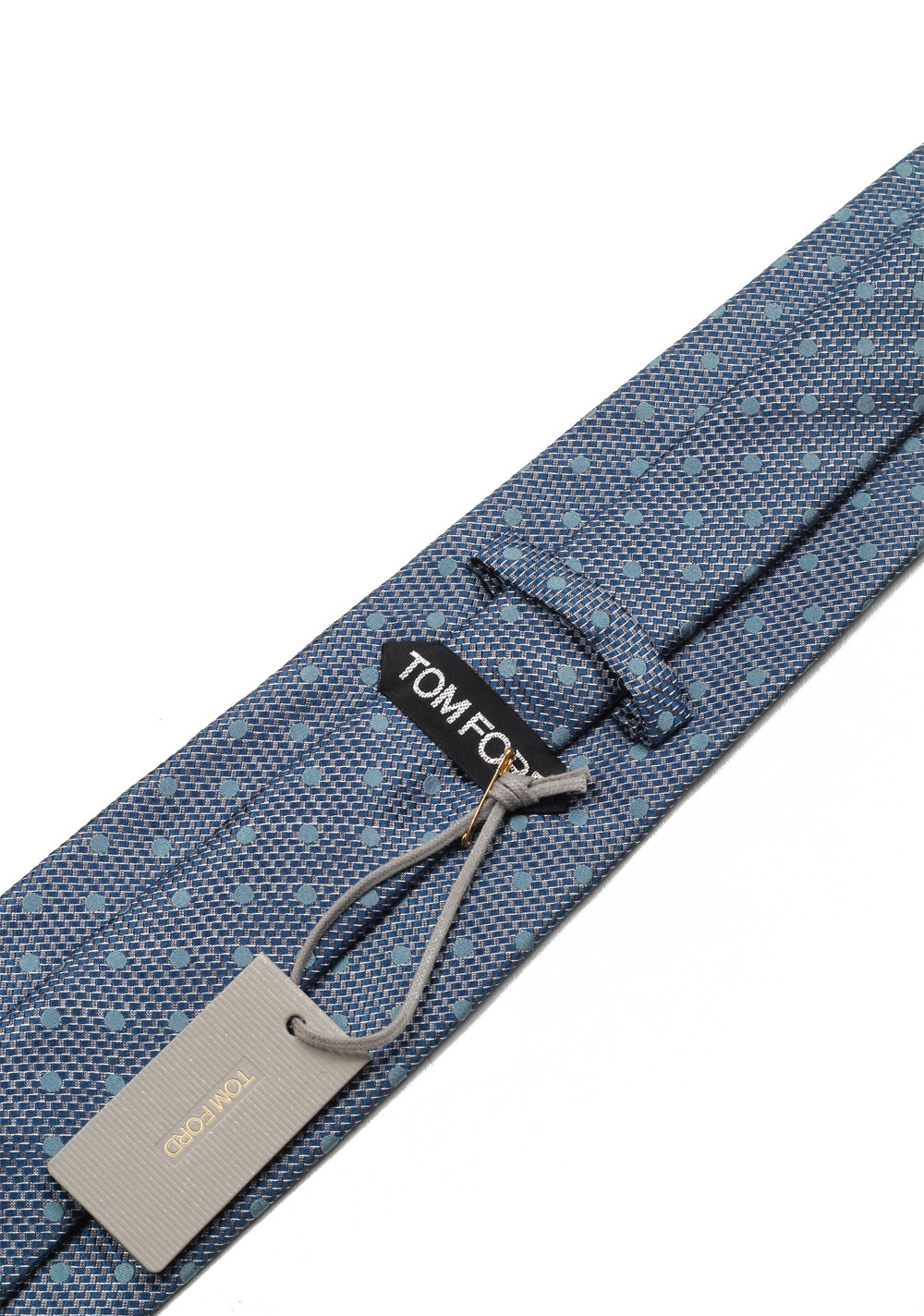TOM FORD Patterned Blue Tie In Silk