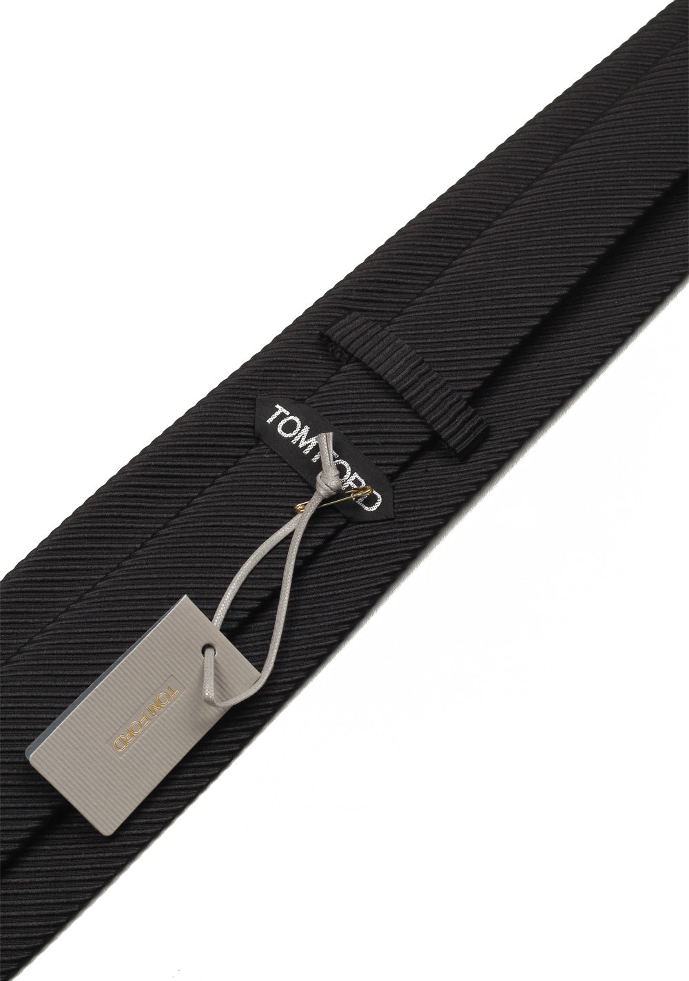 TOM FORD Patterned Black Tie In Silk