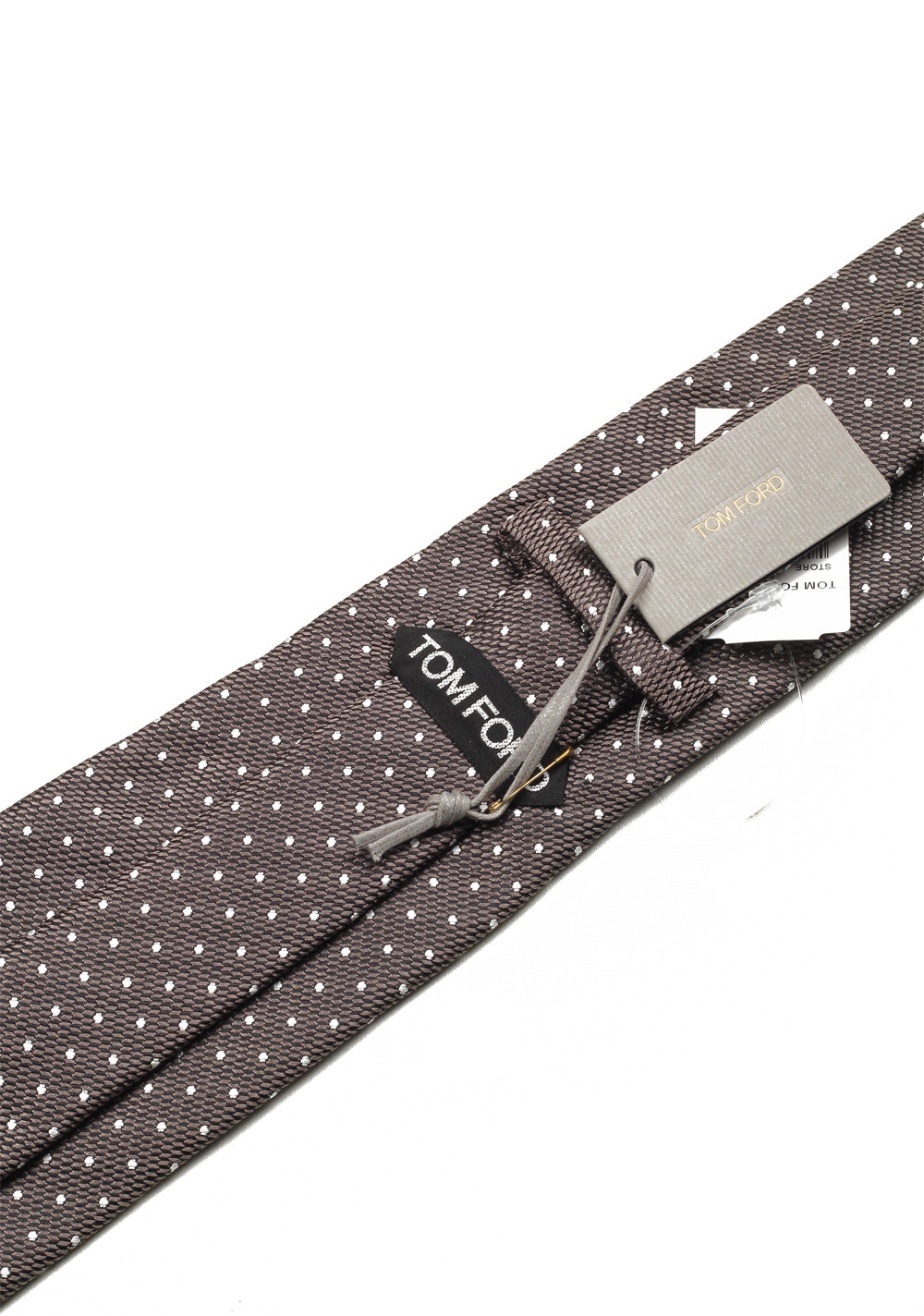 TOM FORD Patterned Brown Tie In Silk