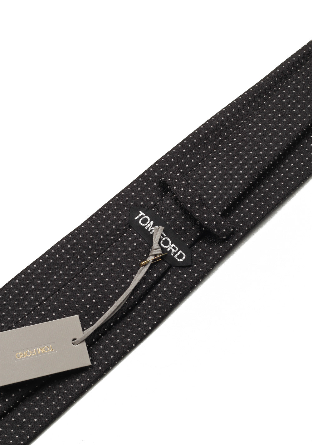 TOM FORD Patterned Black Tie In Silk
