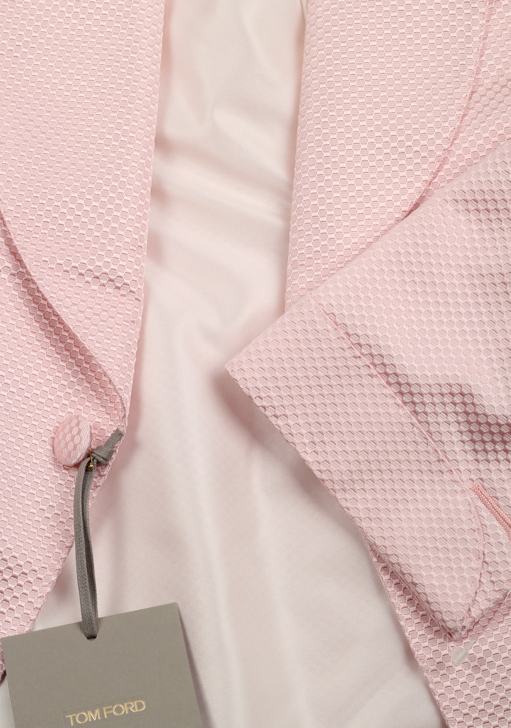 TOM FORD Shelton Pink Shawl Collar Sport Coat Tuxedo Dinner Jacket Size 48 / 38R U.S.
