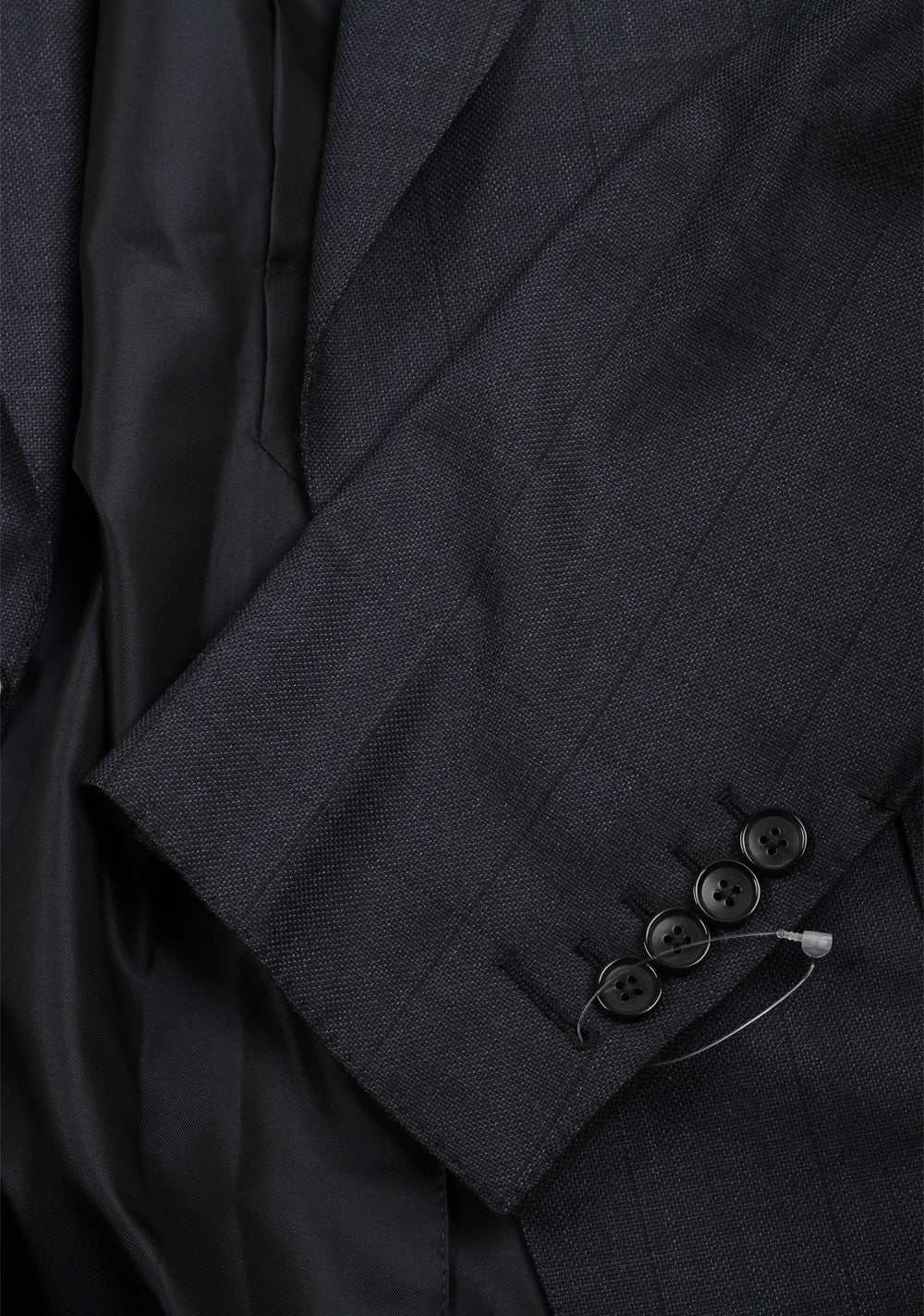 TOM FORD Shelton Checked Blue Suit Size 48 / 38R U.S. In Wool Silk